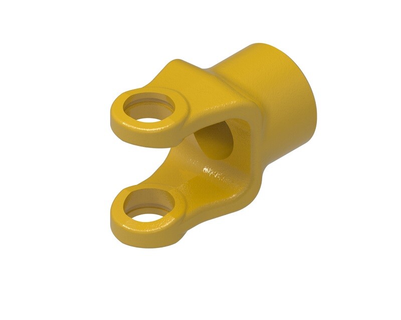 Weasler 1″ (25.4 MM) Round Bore 1/4″ Keyway & Set Screw Implement Yoke 800-8208