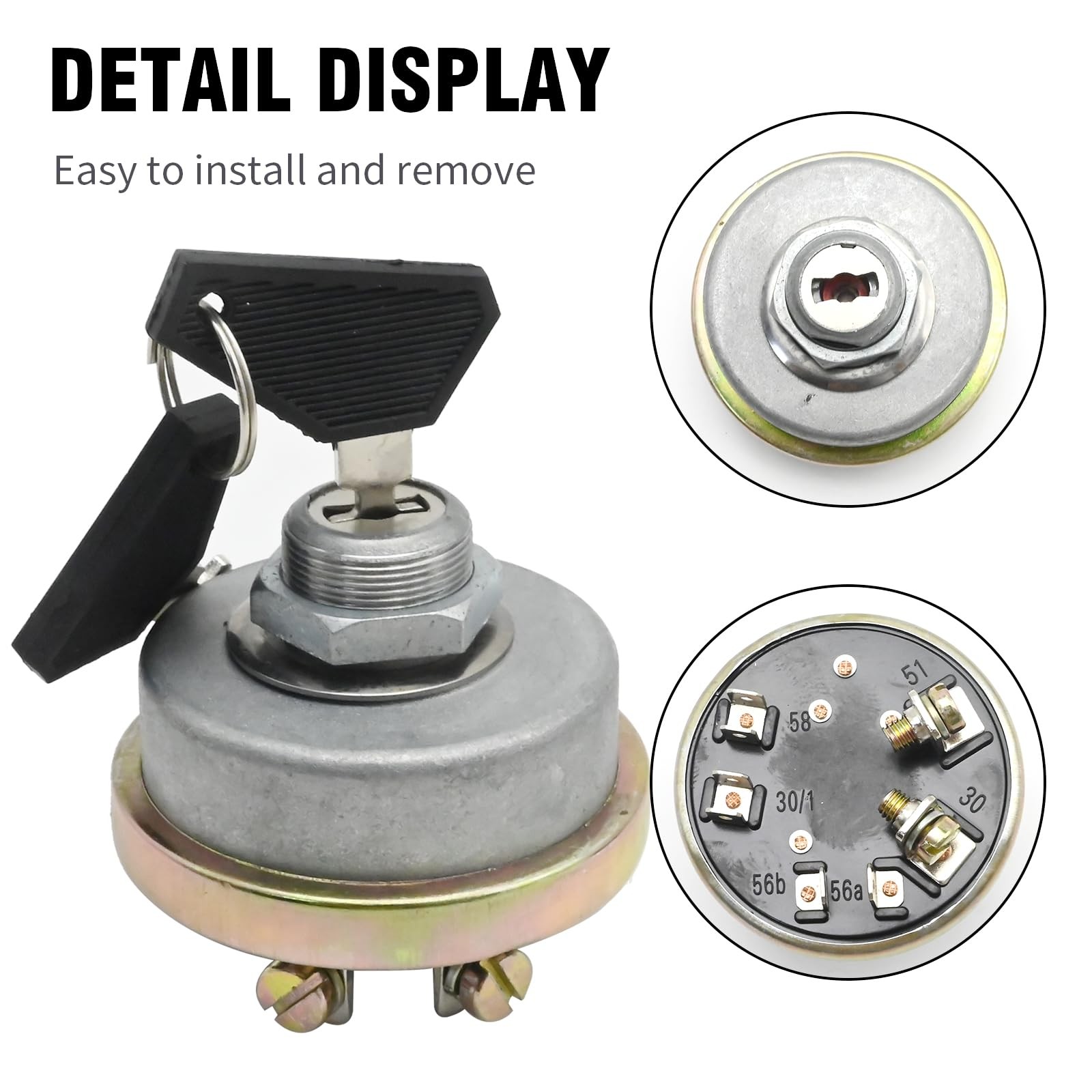 TX10953 Ignition Key Switch for Long Tractor 260 310 320 350 360 445 460 510 …