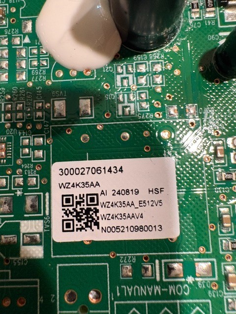 GREE HVAC Outdoor Condenser Main Control Board 300027061434 / WZ4K35AA