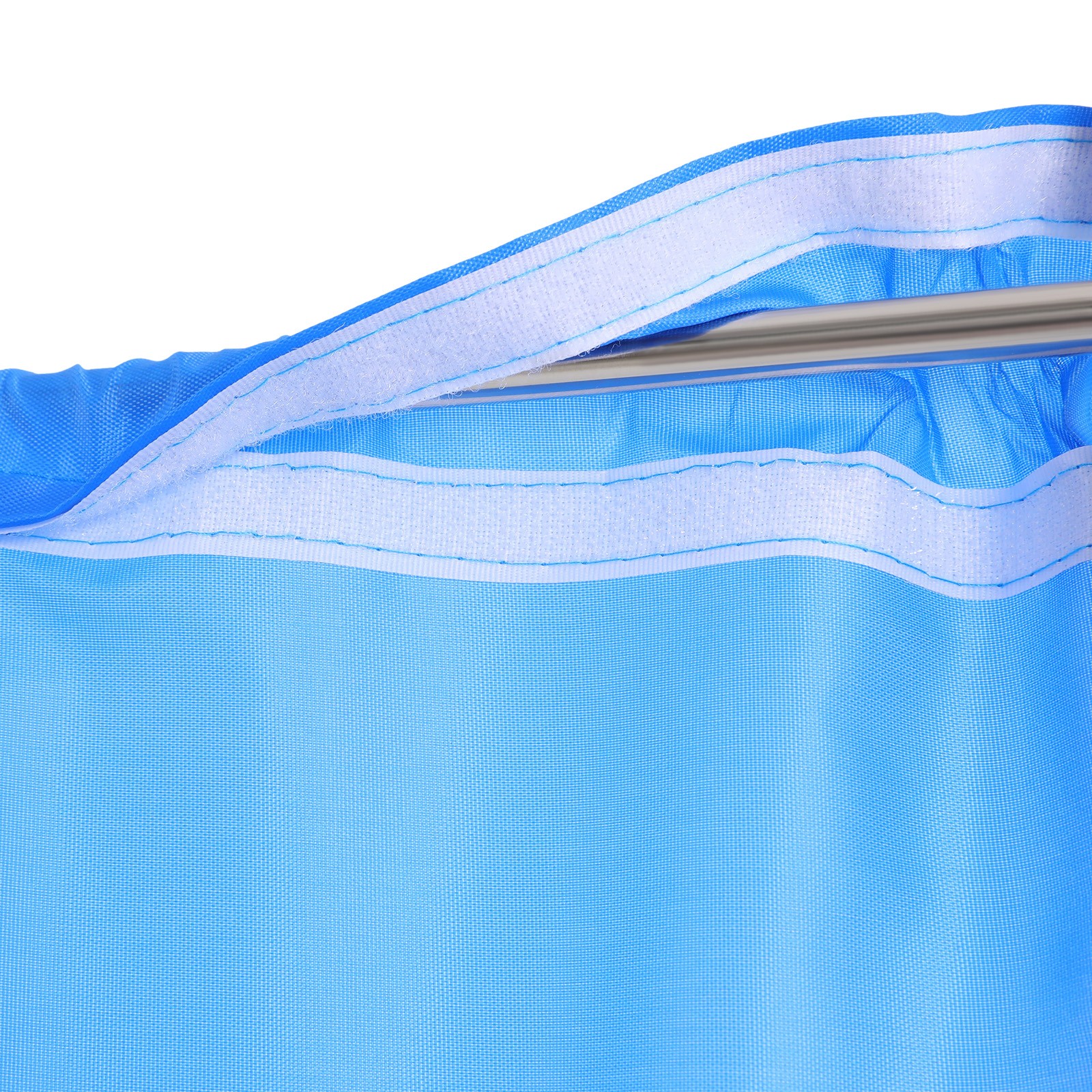 Blue Medical Privacy Screen Waterproof Oxford Cloth Privacy Screen With 8 Wheels