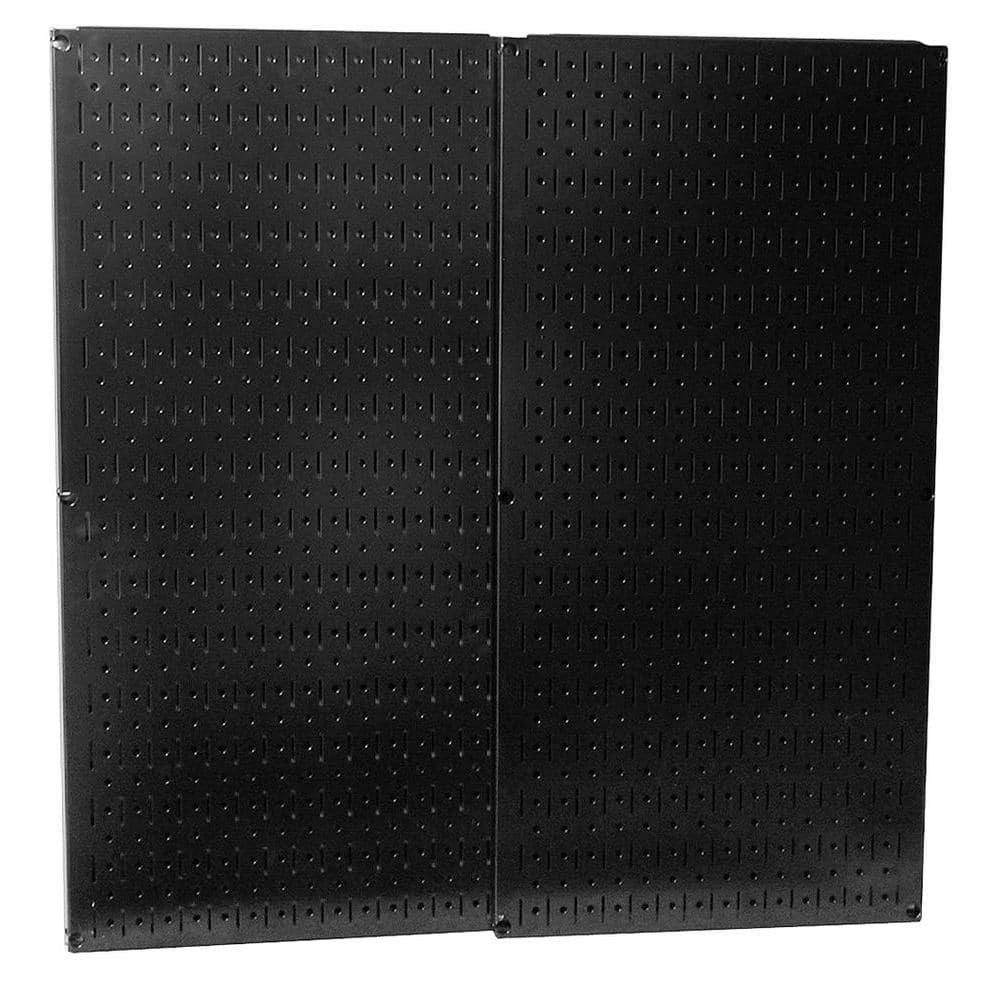 2 Pack Metal Wall Pegboard Peg Board Panel Organizer Shelf Display Tools Garage