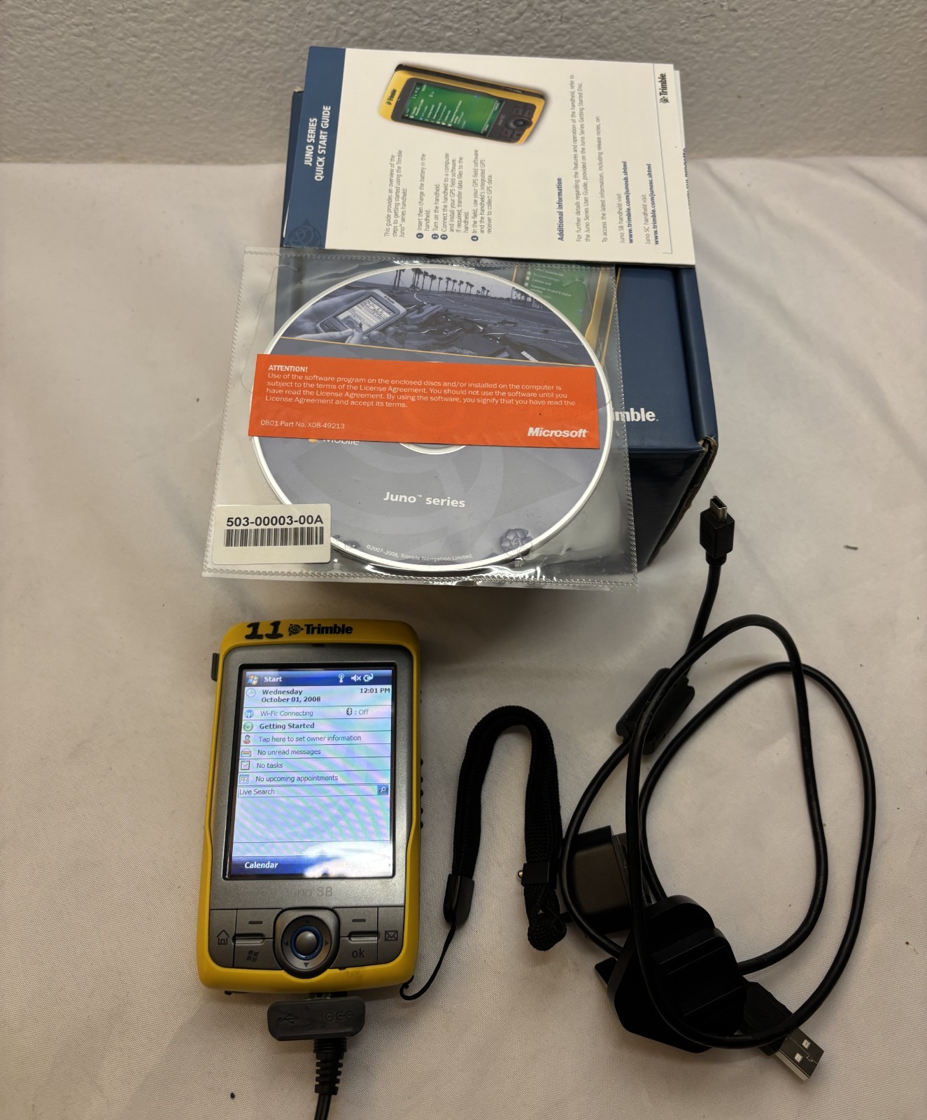 Trimble JUNO SB Outdoor GPS Mapping Data Collector