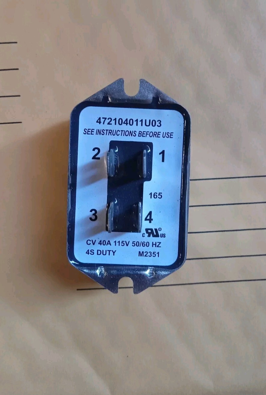 472104011U03 Stearns® SINPAC® Electronic Switch, 115V, 40A, 165V Cutout