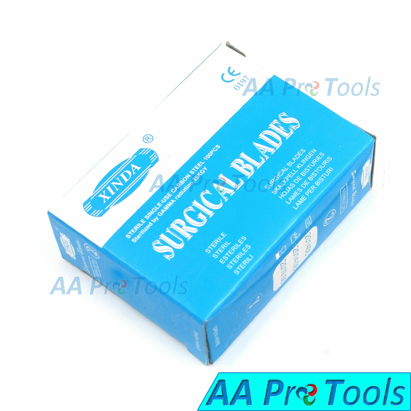 10 Scalpel Blades #10 & #3 Metal Handle for Dermaplaning Dental Medical Crafts
