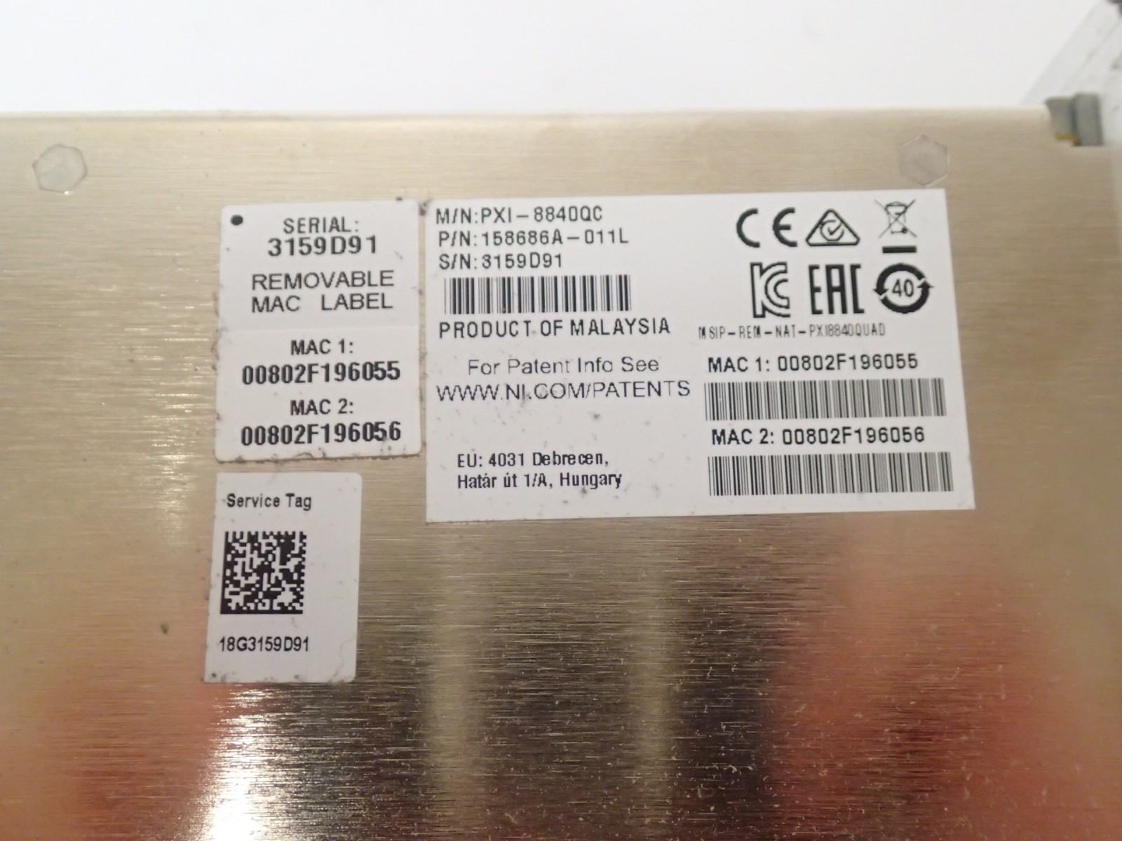 NATIONAL INSTRUMENTS / NI PXI-8840 QUAD CORE 2.6GHz EMBEDDED PXI CONTROLLER