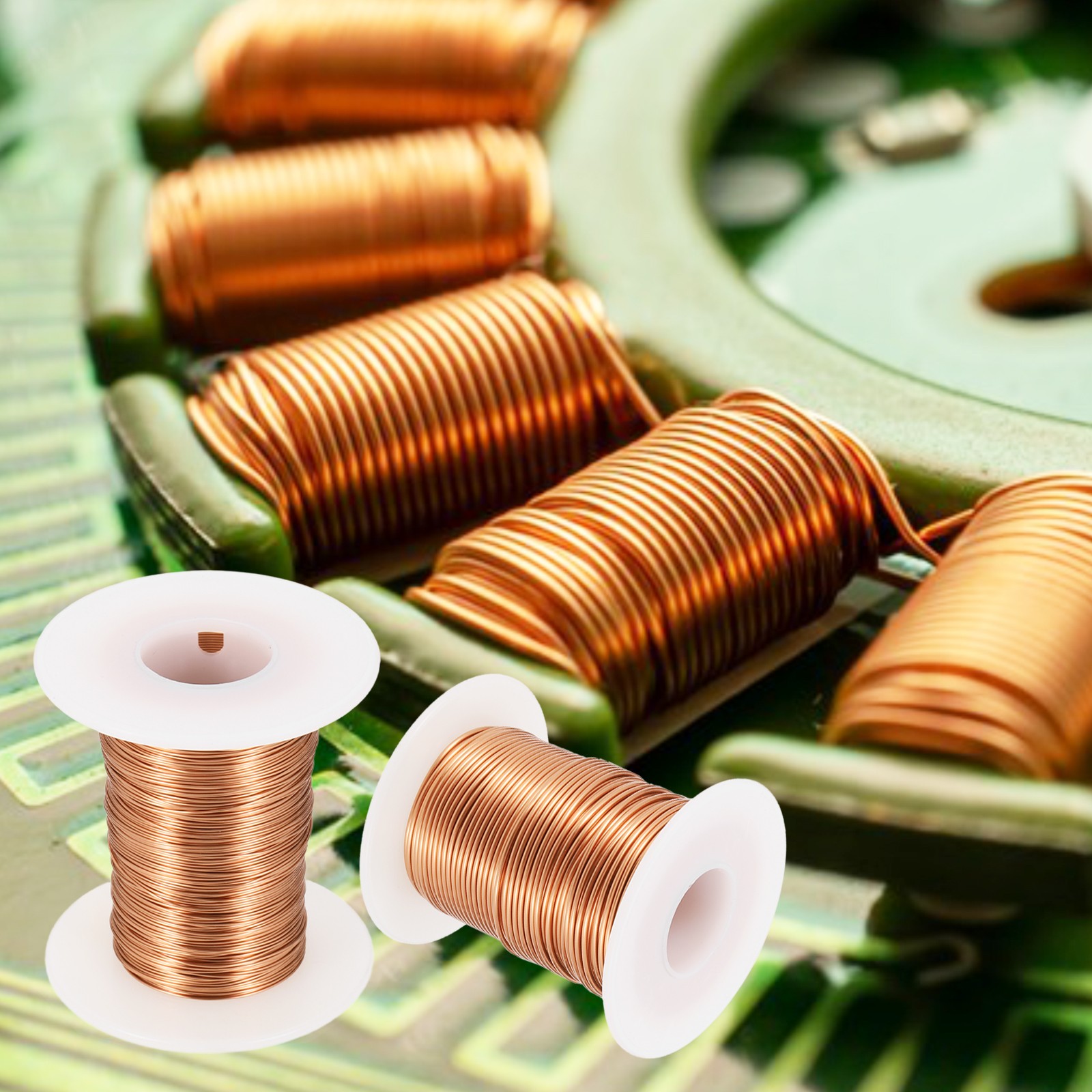 26 AWG Magnet Wire 26 Gauge 8 oz Enameled Copper Wire 155C(311F) Copper Color