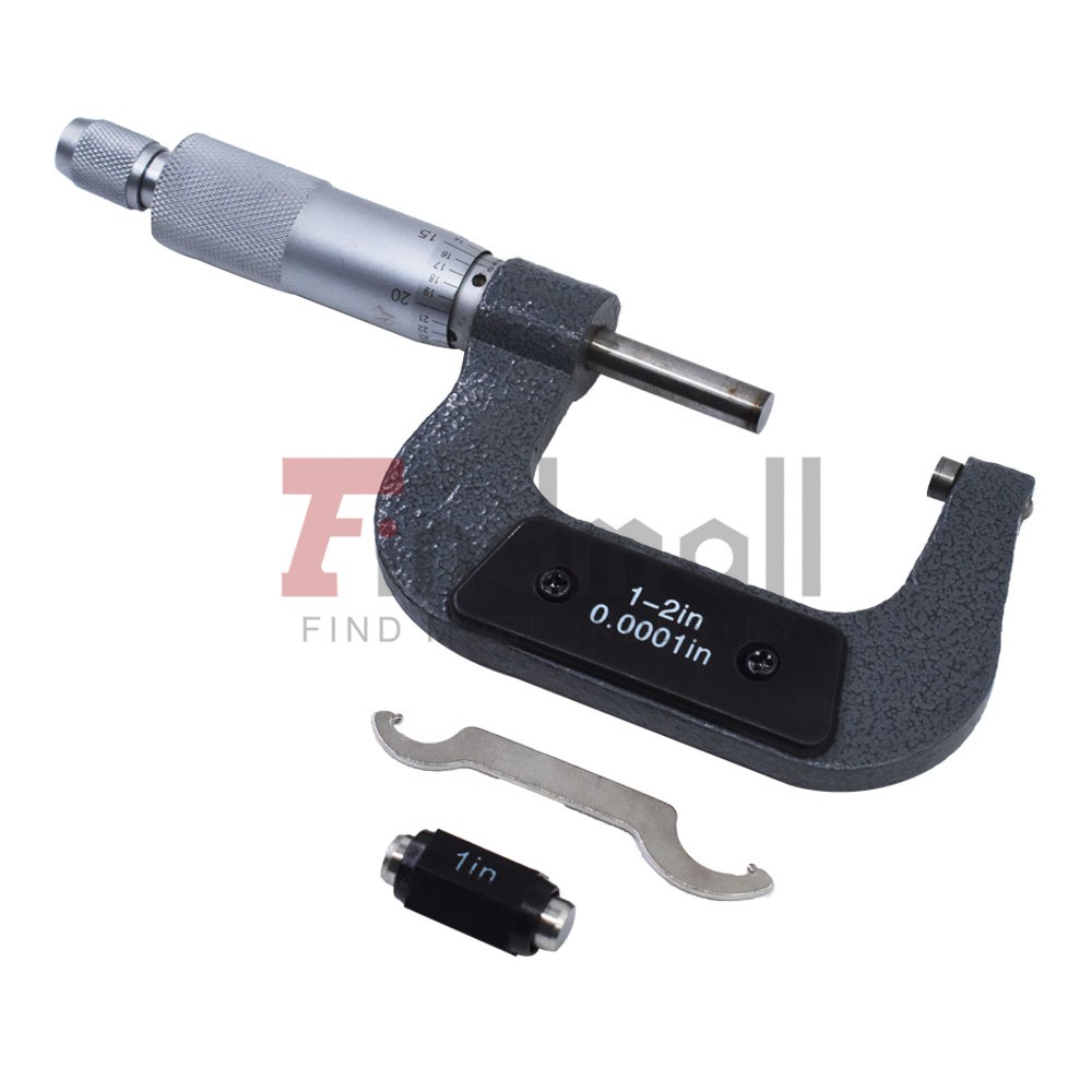 HiGH PRECISION 1 – 2 INCH STANDARD OUTSIDE MICROMETER .0001″