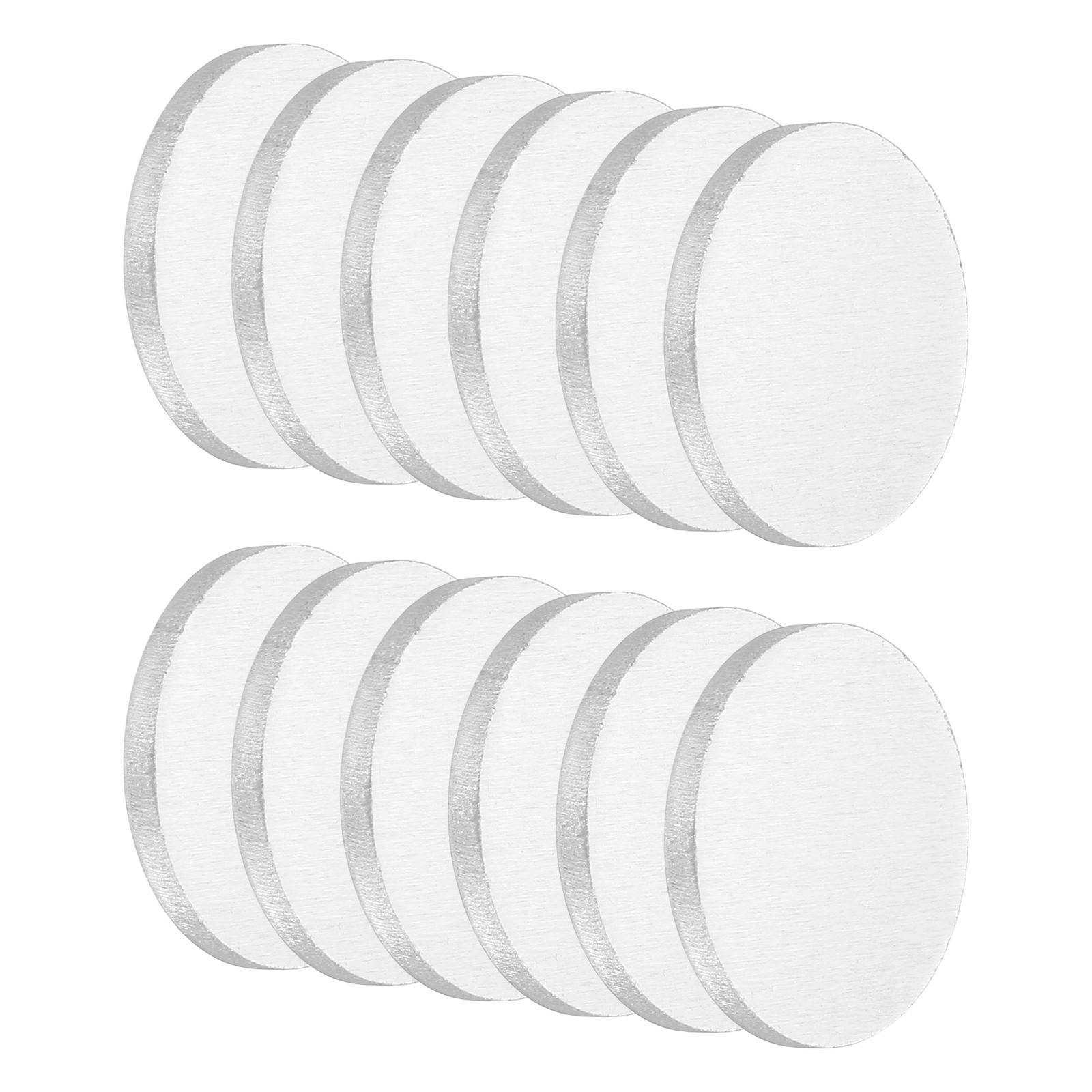 24Pcs Aluminum Disc 1″(25.4mm) Dia 0.08″(2mm) Thick Round 1060 Aluminum Sheets