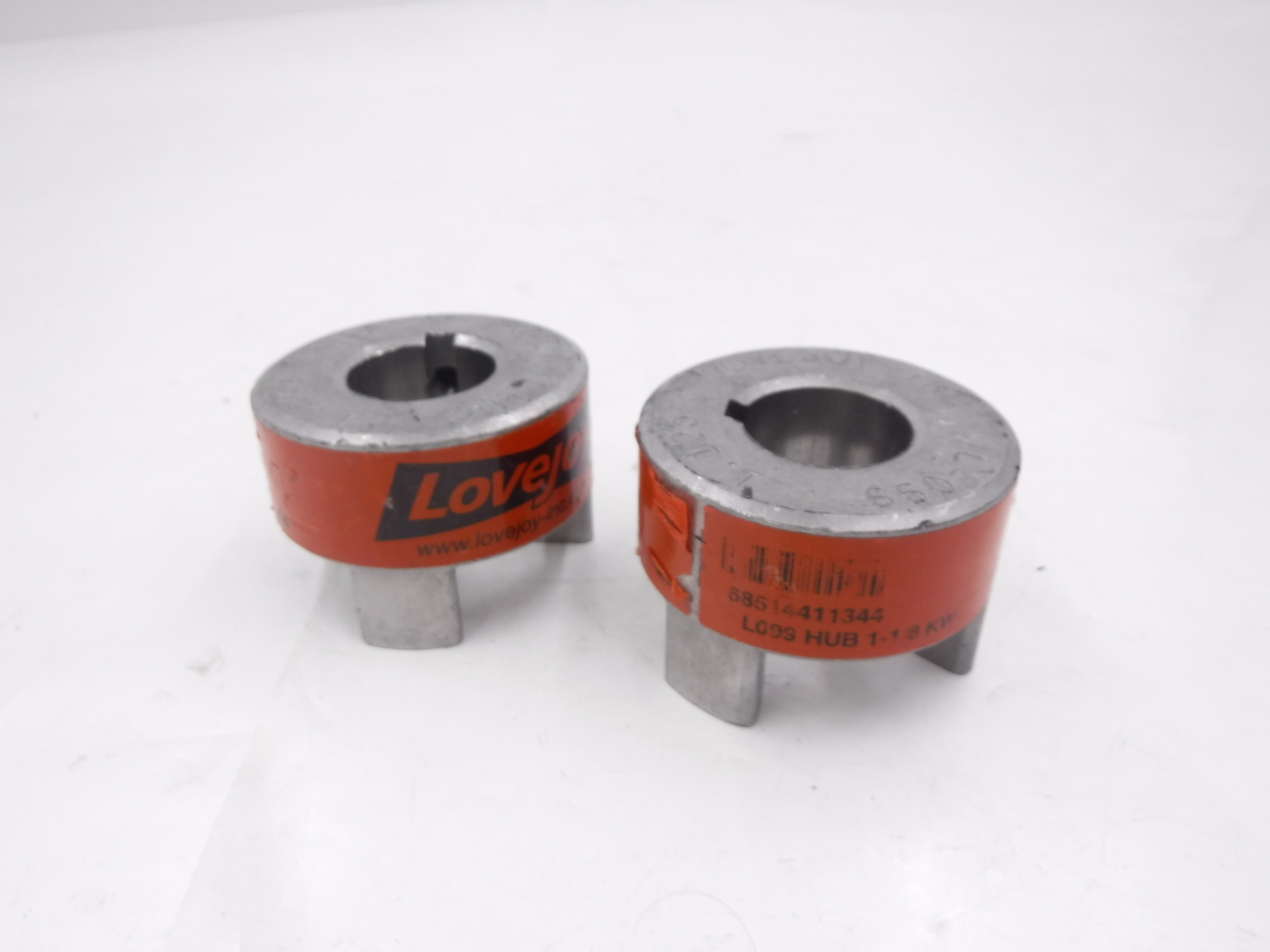 2 Pack Lovejoy 1.125″ Bore 1/8″ Keyway Coupling Hubs L-099