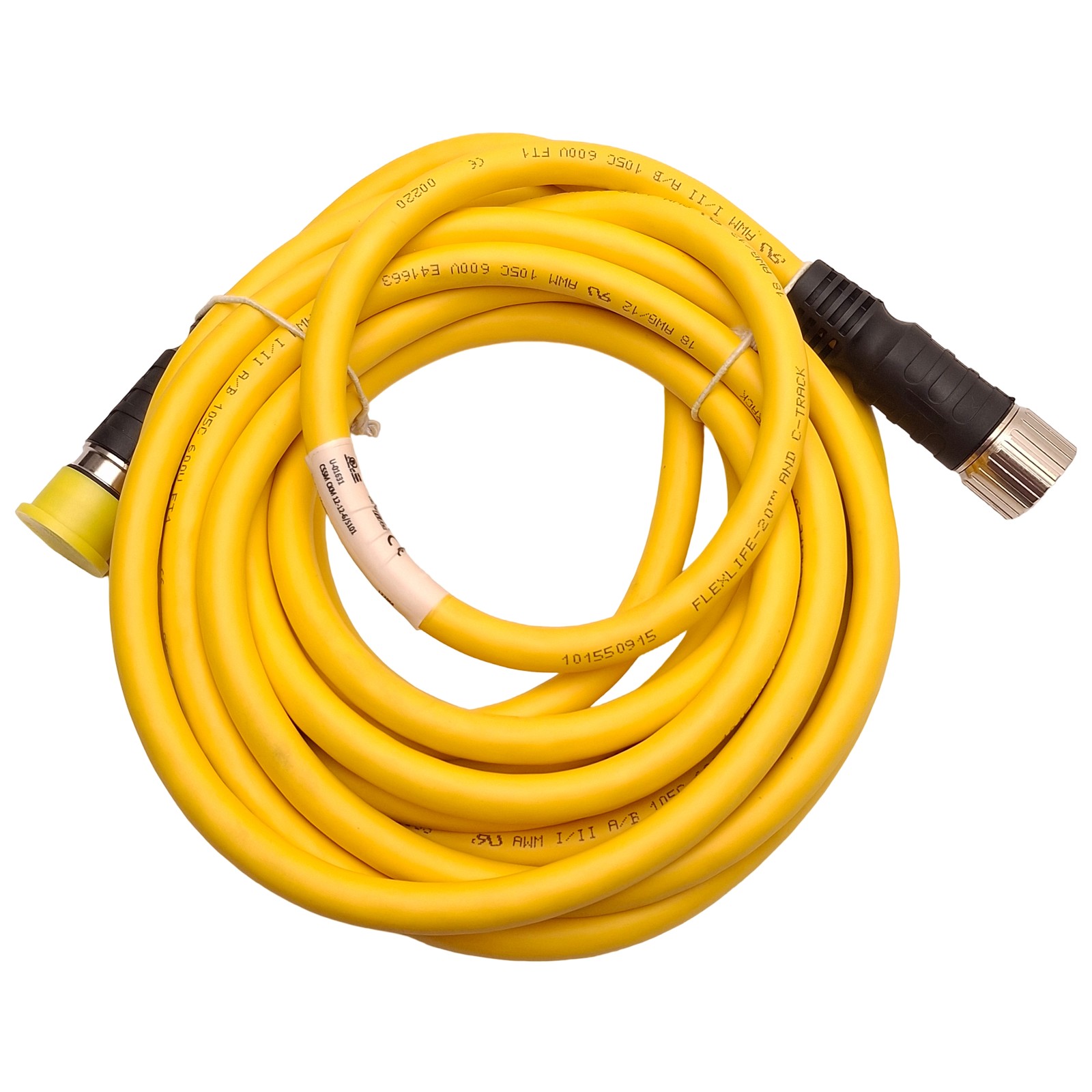 Turck CSSM CKM 12-12-6/S101 Cordset, 12-Pin M23 Male to Female, 300VAC 6A, 6m