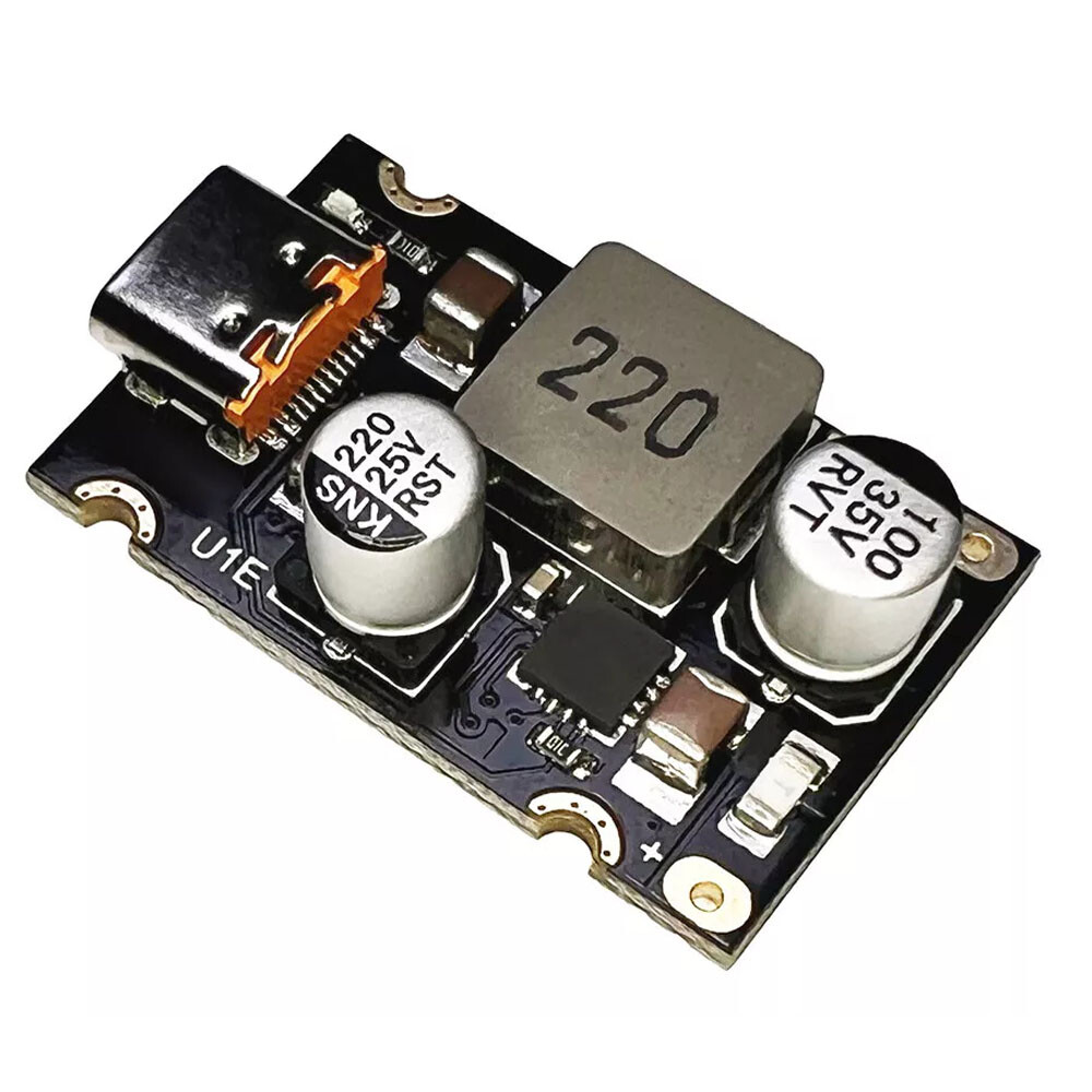 2Pack 65W Type-C DC 8~30V PD/QC Quick Charge Fast Charging Board USB Buck Module