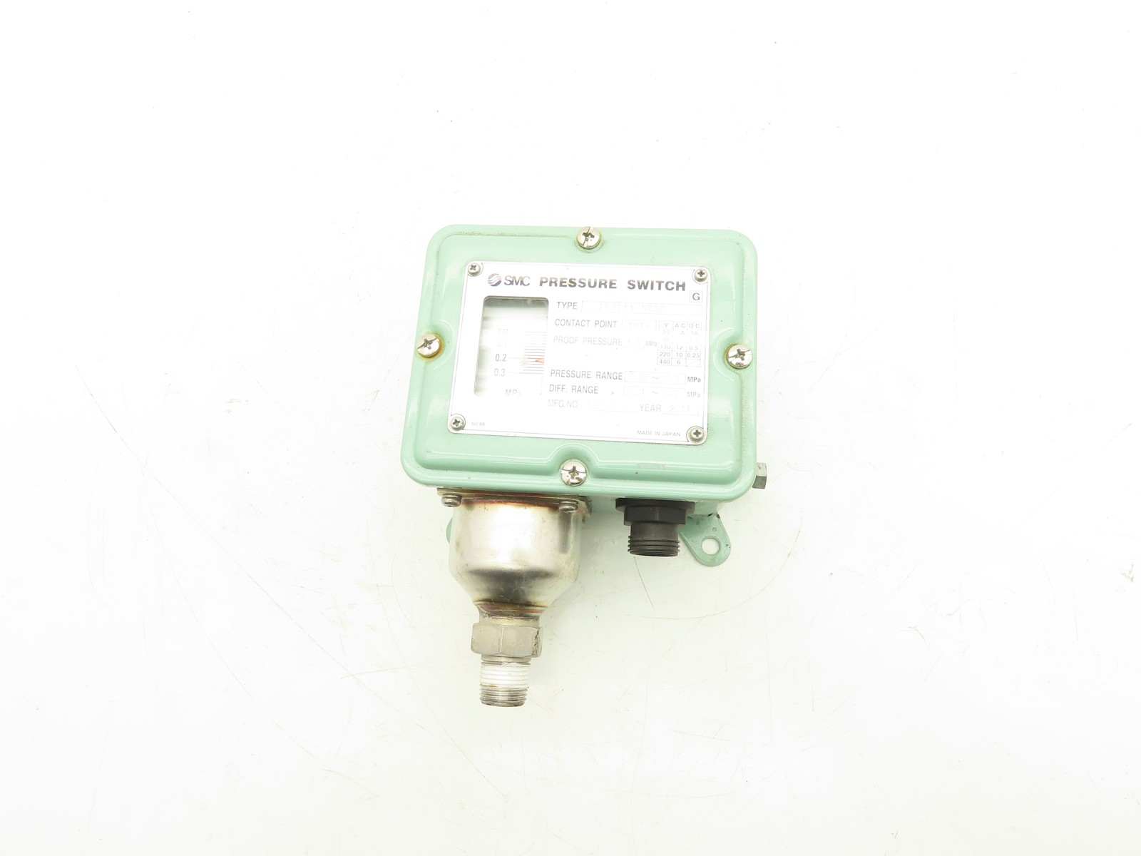 SMC ISG211-N030 Mechanical Pressure Switch .02-0.3 Mpa