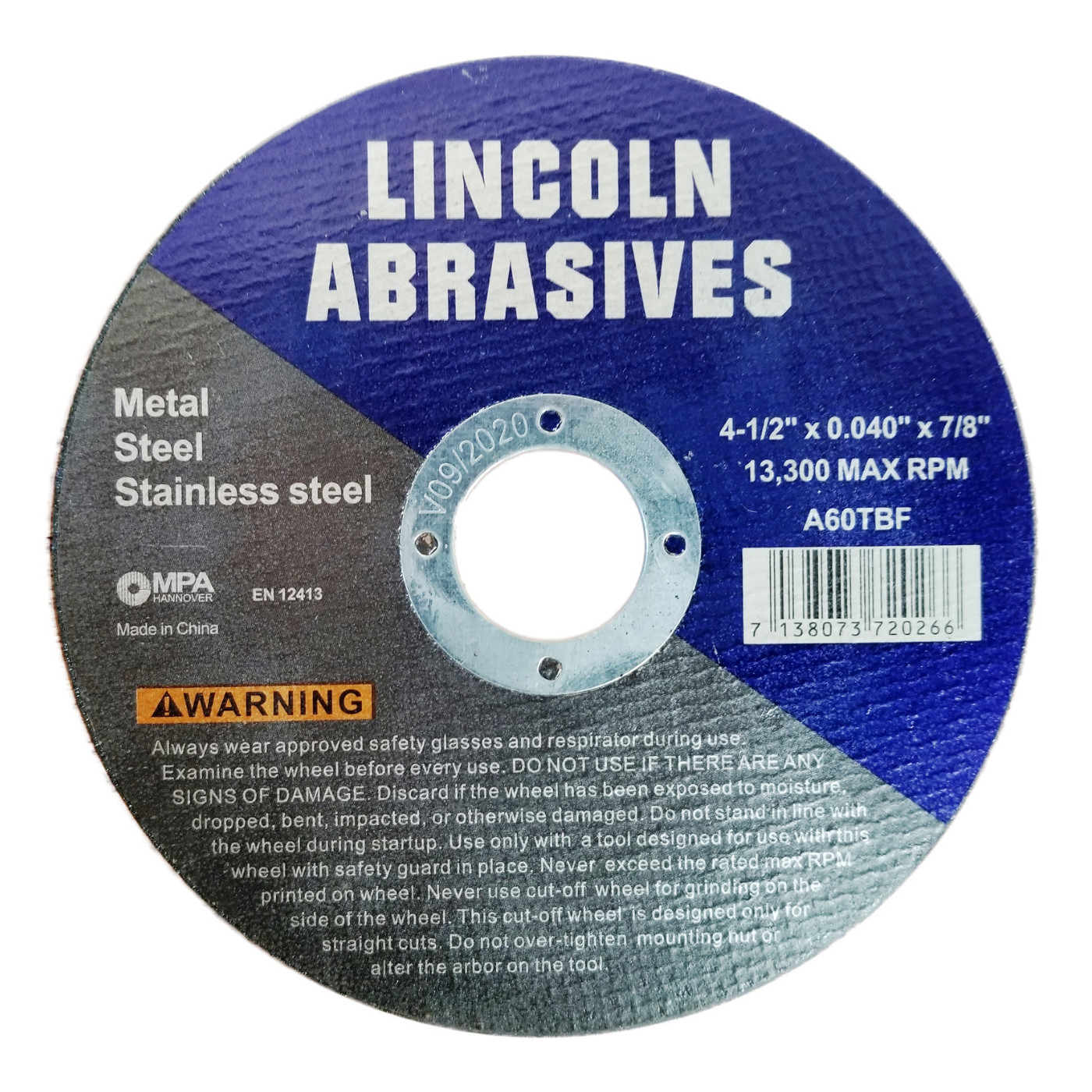 500 Pack 4-1/2″ .040″ Cut-off Wheel 4.5 Cutting Discs Stainless Steel & Metal