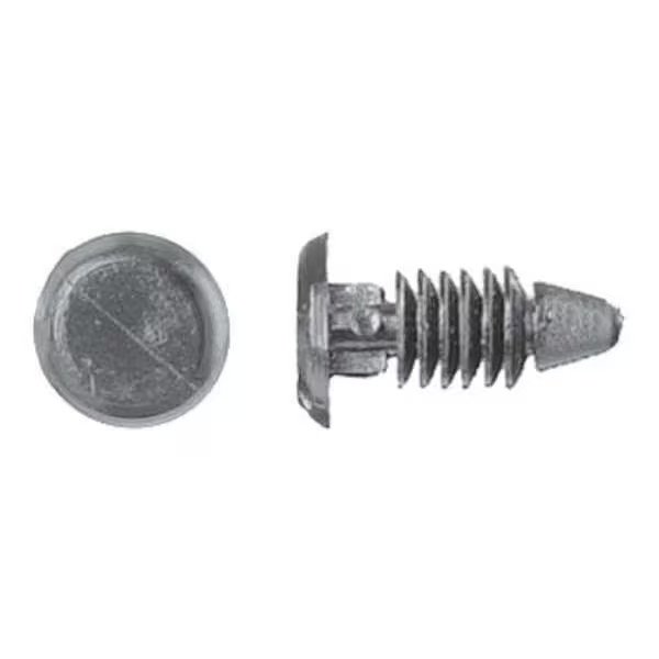 Manufacturer Varies Push-In Rivet, Dome Head, 0.188 in Dia., 1/2 in L, Nylon