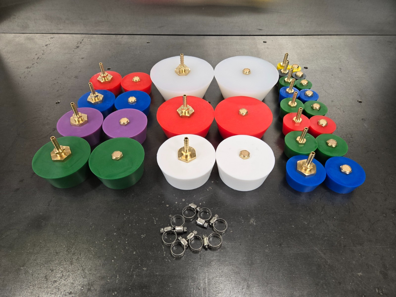 Complete Silicone Back Purge Plug Kit 1 to 5 inch for Tig Welding Stainless