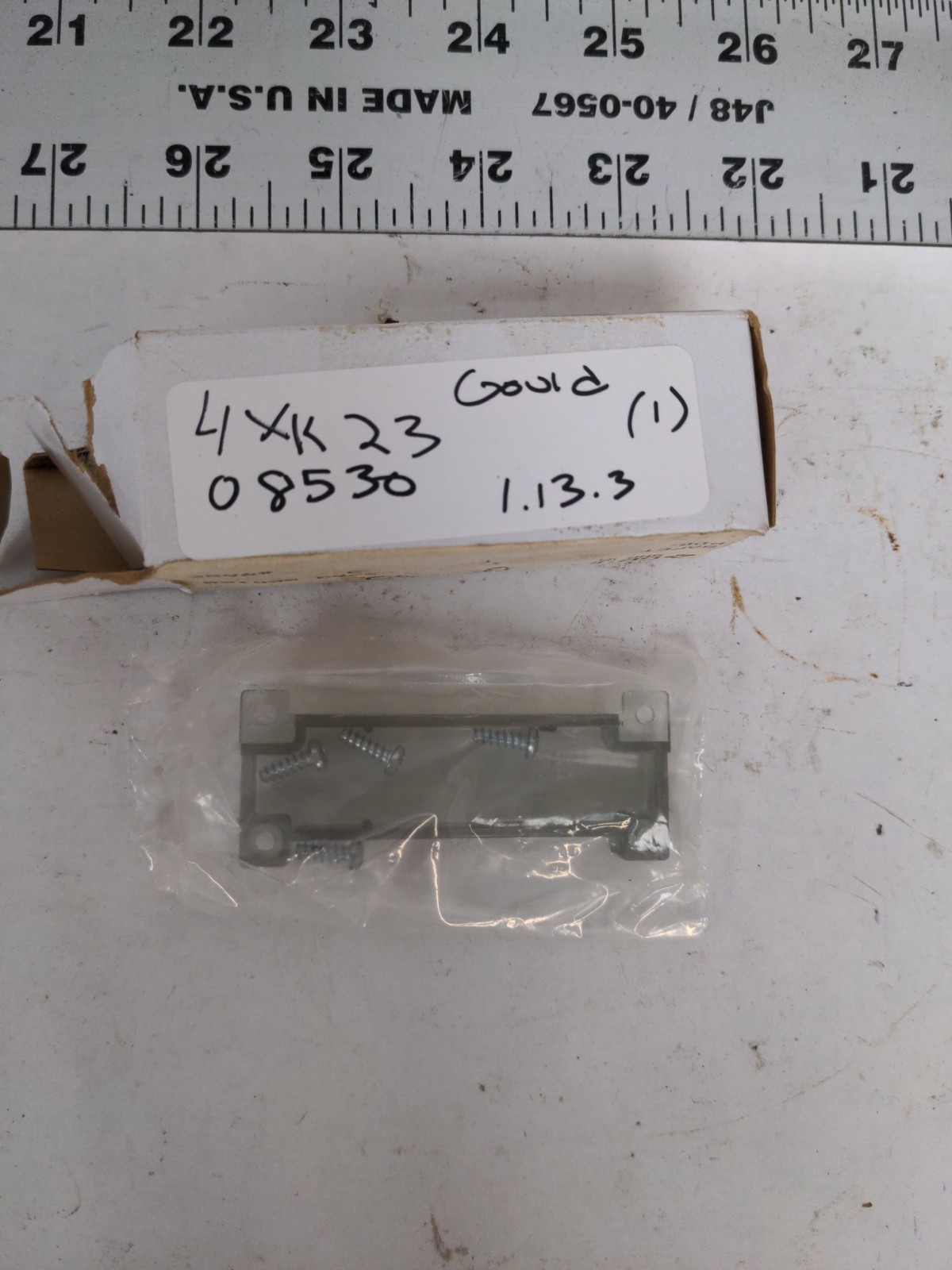 GOULD 08530, PN: 4XK23 SAFETY COVER