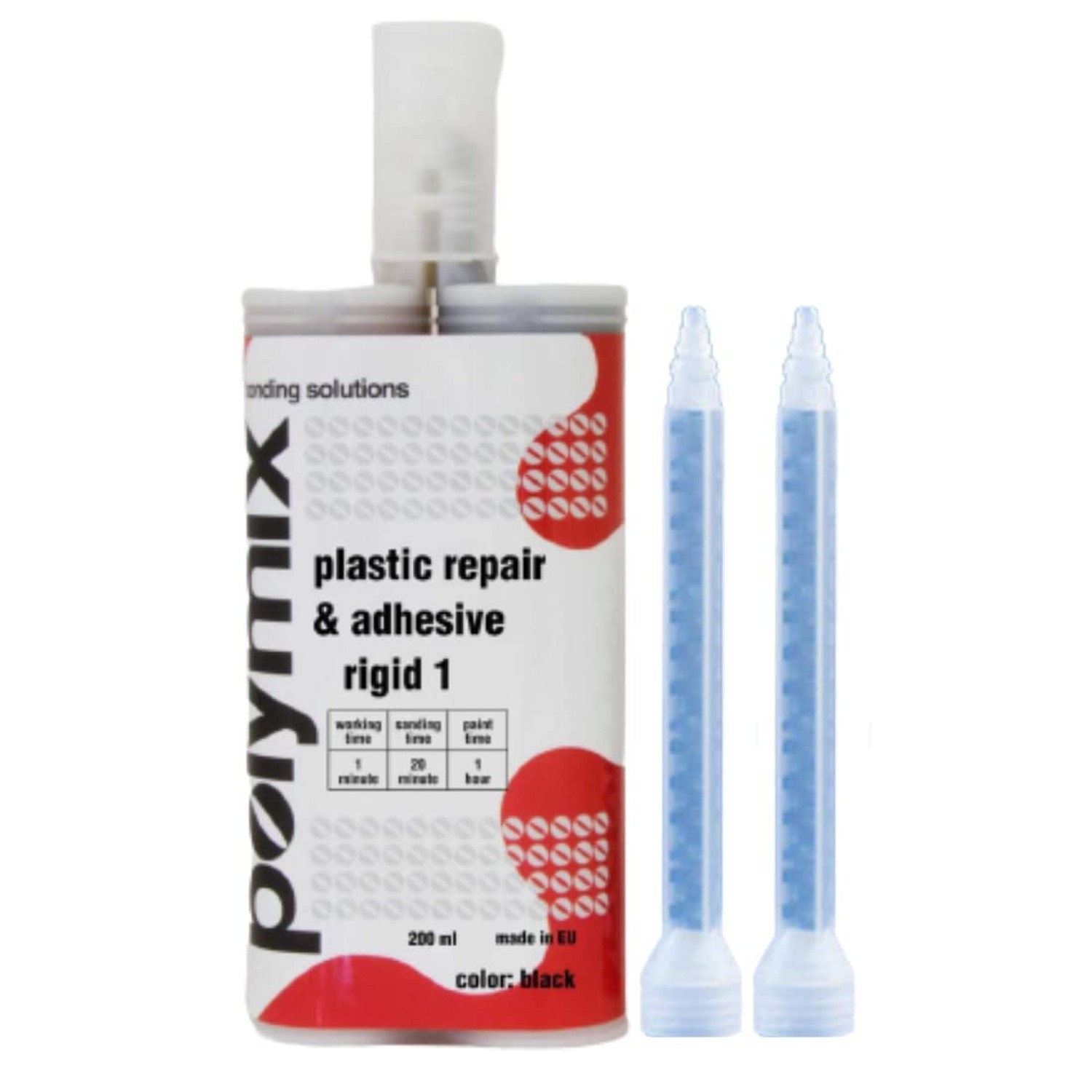 Polymix Rigid Automotive Multipurpose Plastic Repair and Adhesive 200ml Cartr…