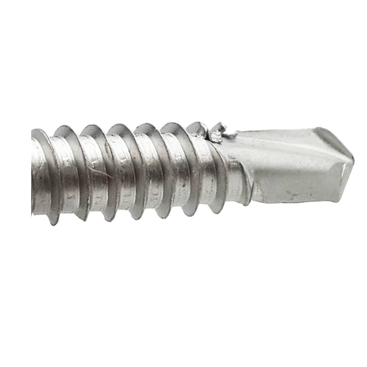#14 x 4″ Hex Washer Head Self Drilling Tek Screws Stainless Steel 410 Qty 25