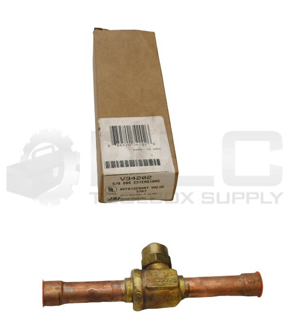 NEW JB INDUSTRIES V34202 REFRIGERANT VALVE 5/8″ ODS
