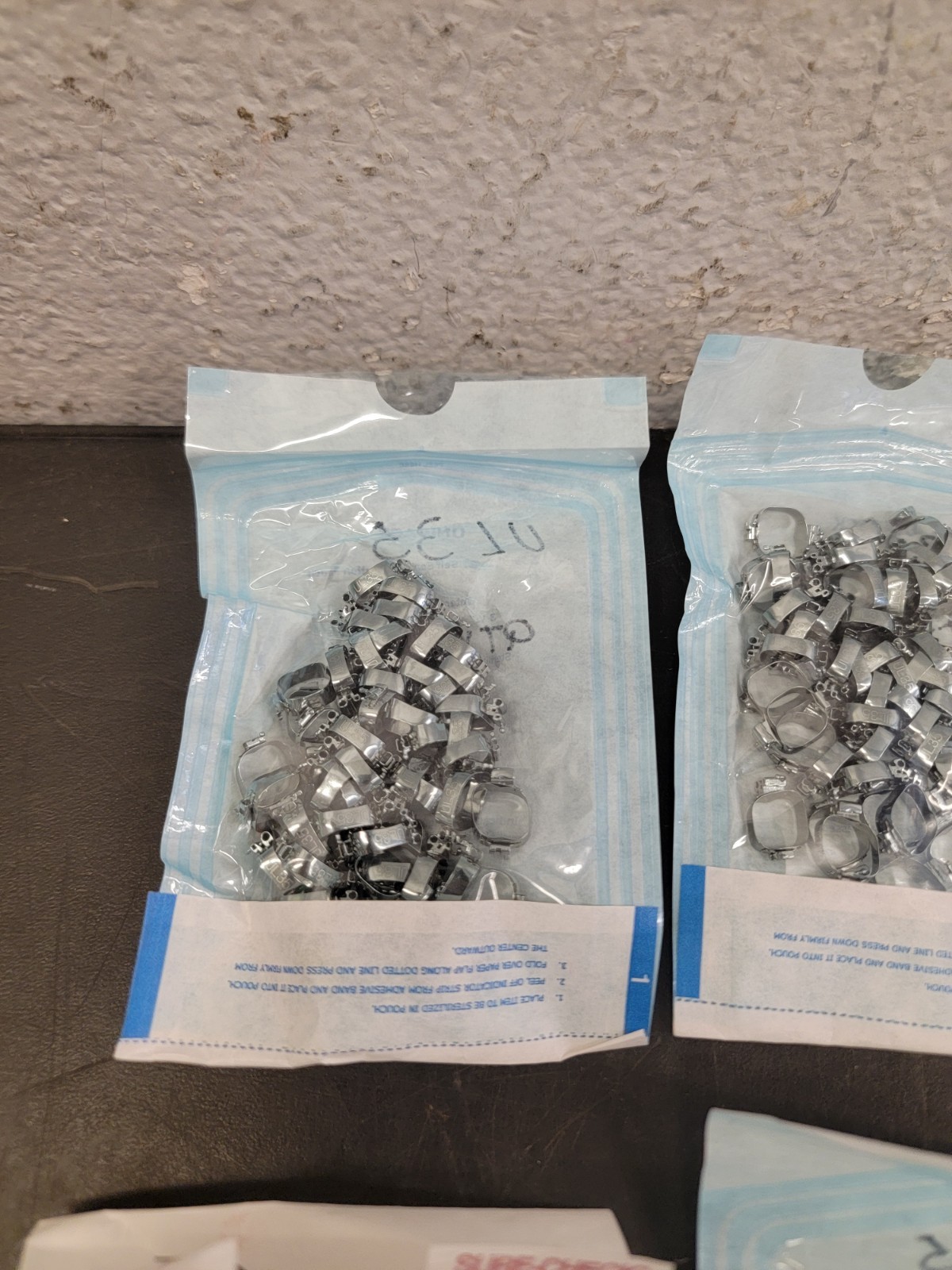 Molar Bands. Dental, Stainless, Various Sizes- 300+ Count (Z9)