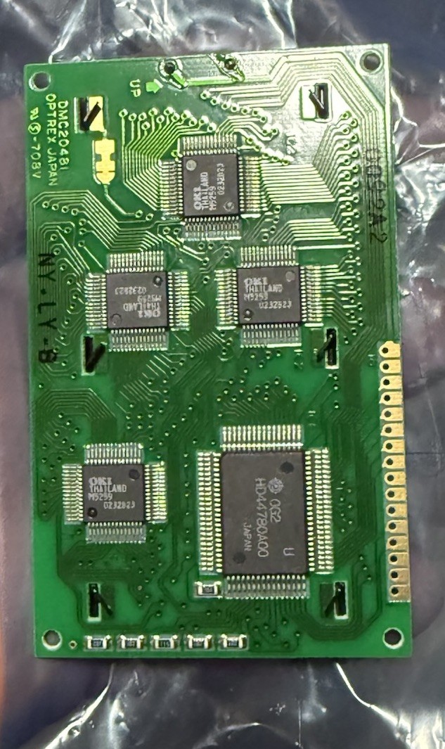 DMC20481NYU-LY Optrex Display Module