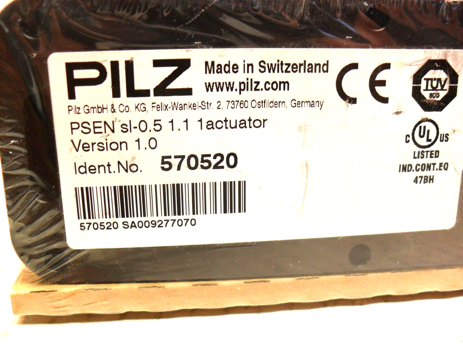 Pilz PSEN SL-0.5 1.1 Actuator – 570520 – Factory Sealed – USA SELLER