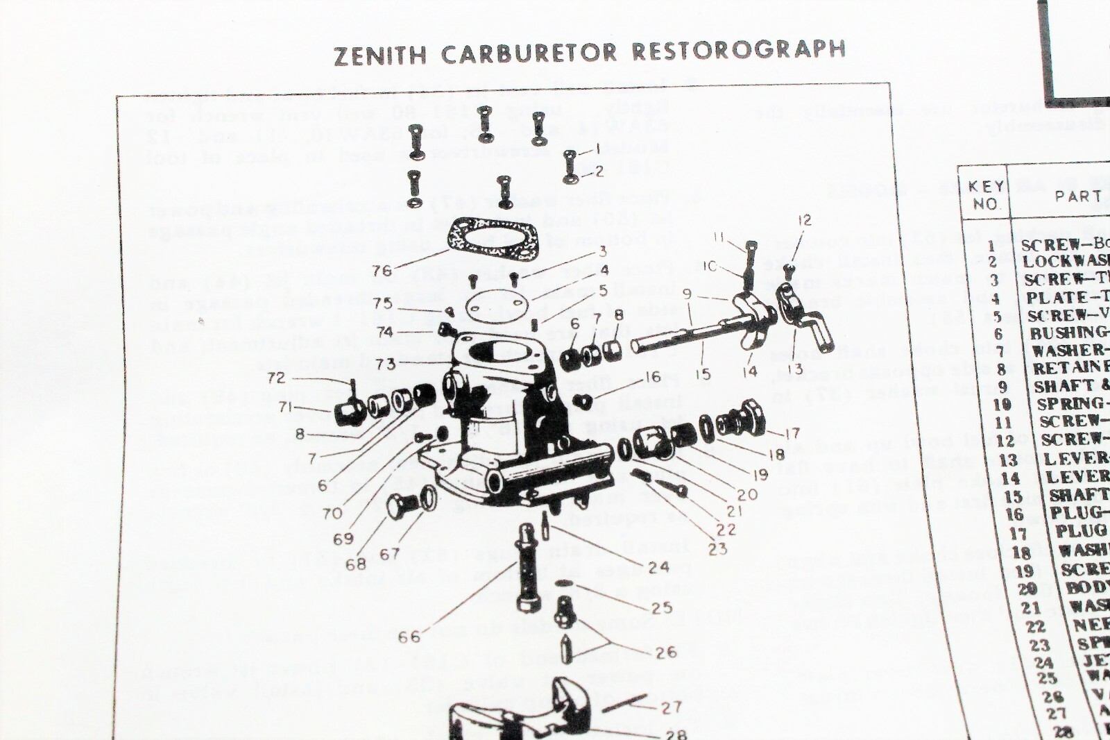 ZENITH Carburetor Kit fits Continental F244 F226 S9394 11507 12889 12890 X10