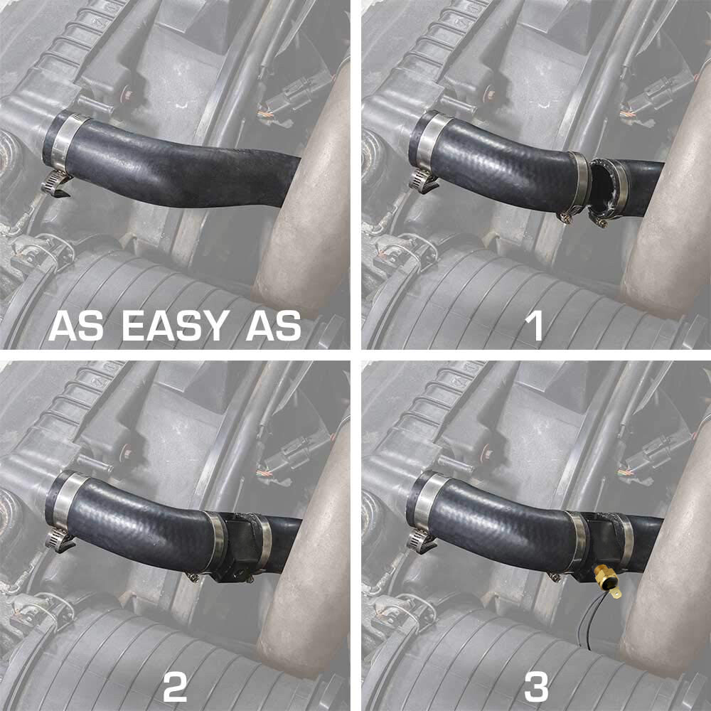 RADIATOR HOSE ADAPTER ELECTRIC COOLING FAN THERMOSTAT TEMP-ERATURE SWITCH SENSOR