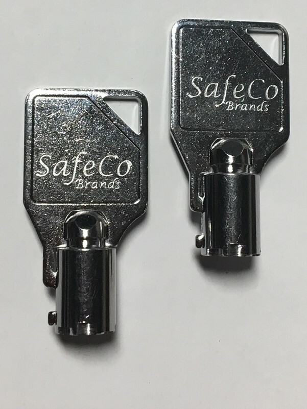2-Keys for Blaylock Lock with Key Codes 51131 Thru 51140 SafeCo Brands 2-Keys