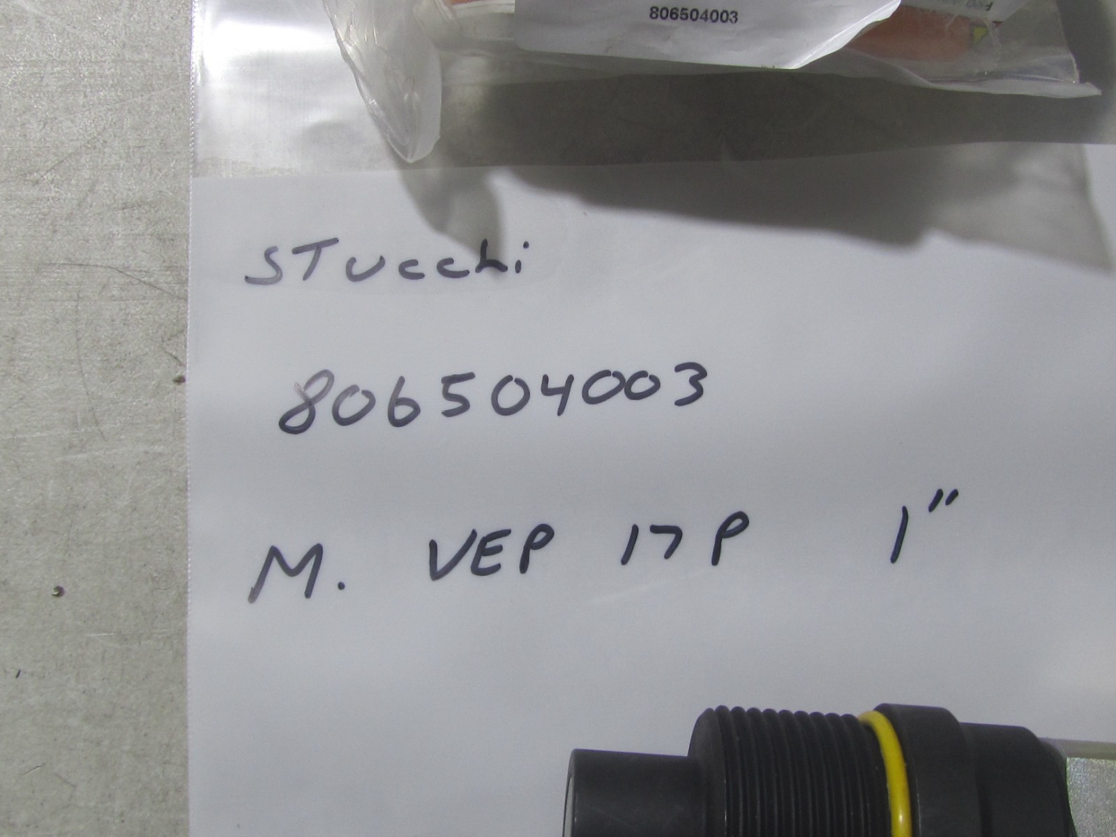 M-VEP-17-P, 86504003, Stucchi, 1″ SAE, Male Quick Coupler
