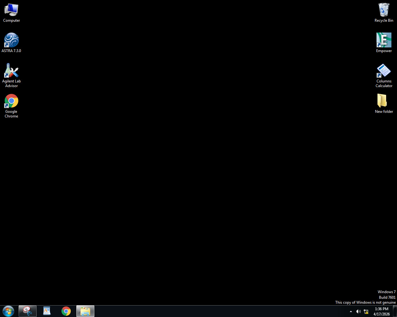 Agilent Lab Advisor B.02.11 and Waters Wyatt Astra7.3.0.11 on Win7 Lenovo PC