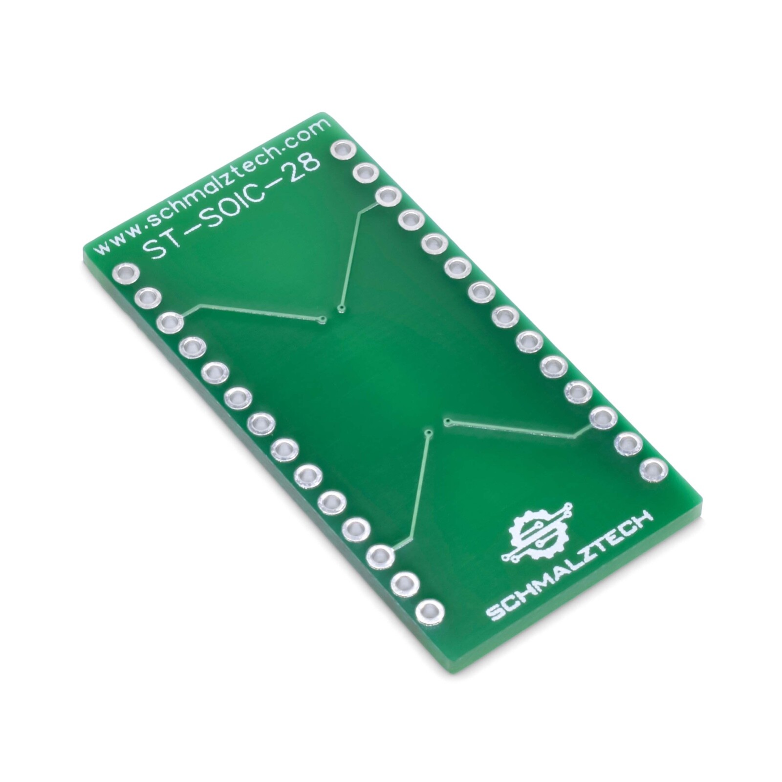 SOIC-28 / SOP28 SMD to DIP Adapter, PCB Breadboard Adapter ST-SOIC-28, 3 Pieces