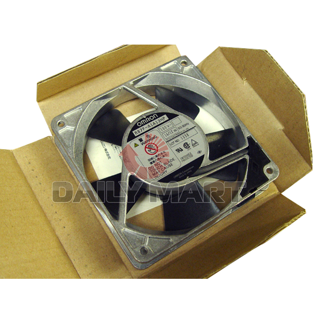 OMRON R87F-A1A13HP AXIAL FAN, 120MM, 100VAC, 180MA PLC MODULE NEW