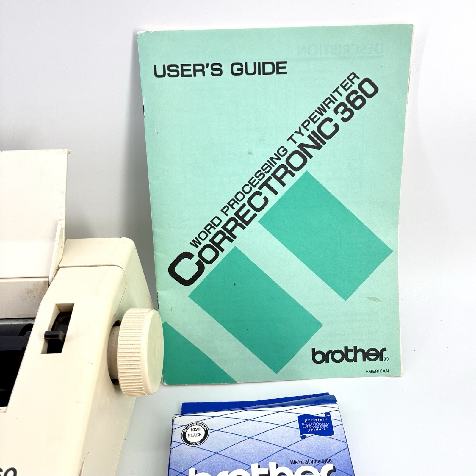 Brother Correctronic 360 Electric Typewriter Word-Spell Tested Working Manual