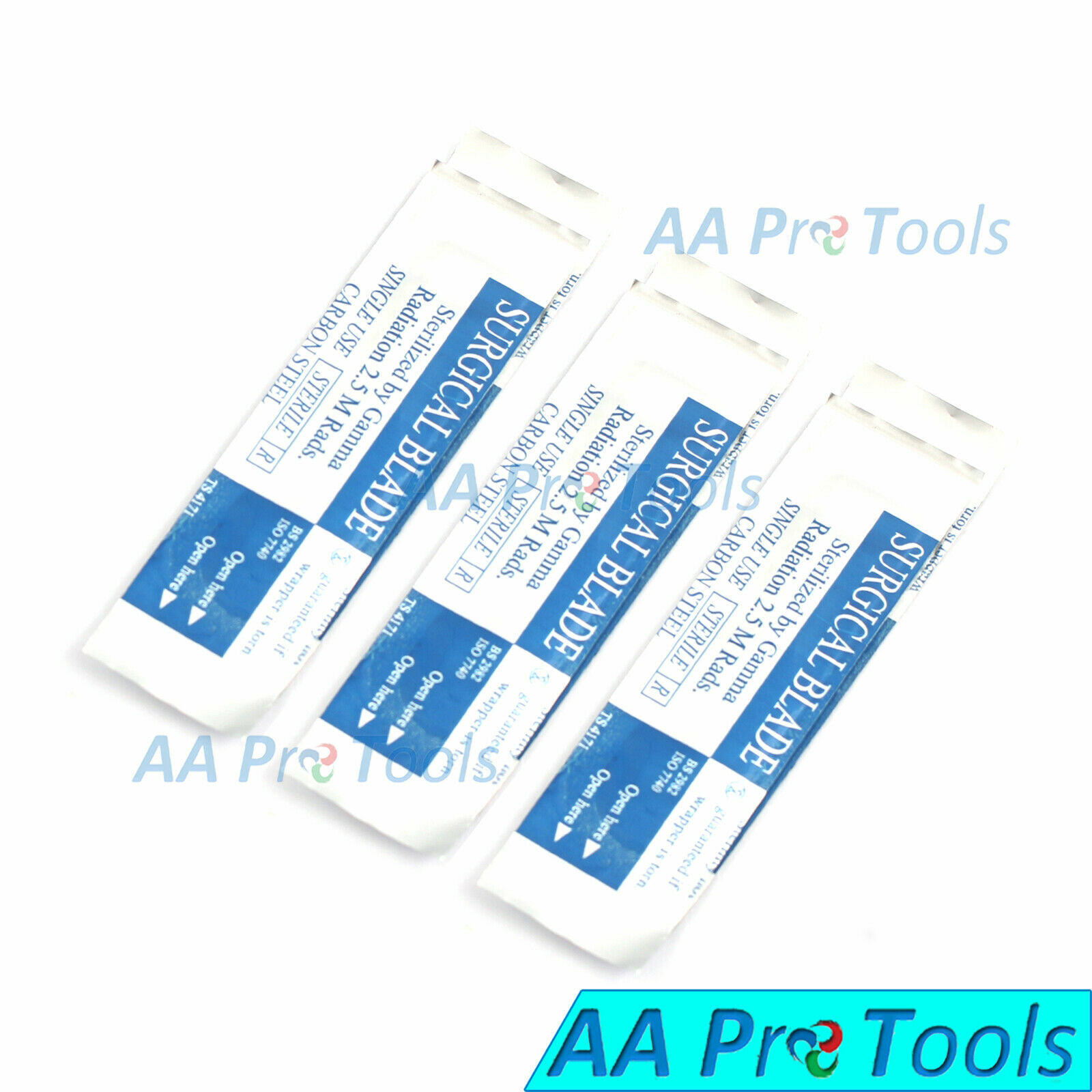 10 Scalpel Blades #10 & #3 Metal Handle for Dermaplaning Dental Medical Crafts