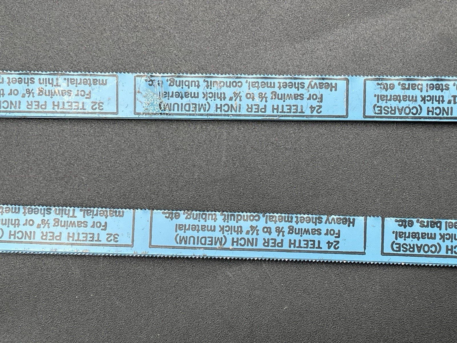 NOS Sears Craftsman Hacksaw Blades 10×24 Teeth 9_65873, 8 Count, Made In Sweden