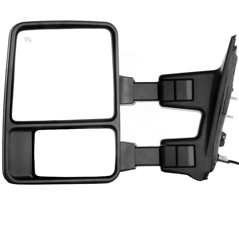 Towing Mirror Driver Side Manual Black 08-16 Ford F250 F350 F450 F550 Super Duty