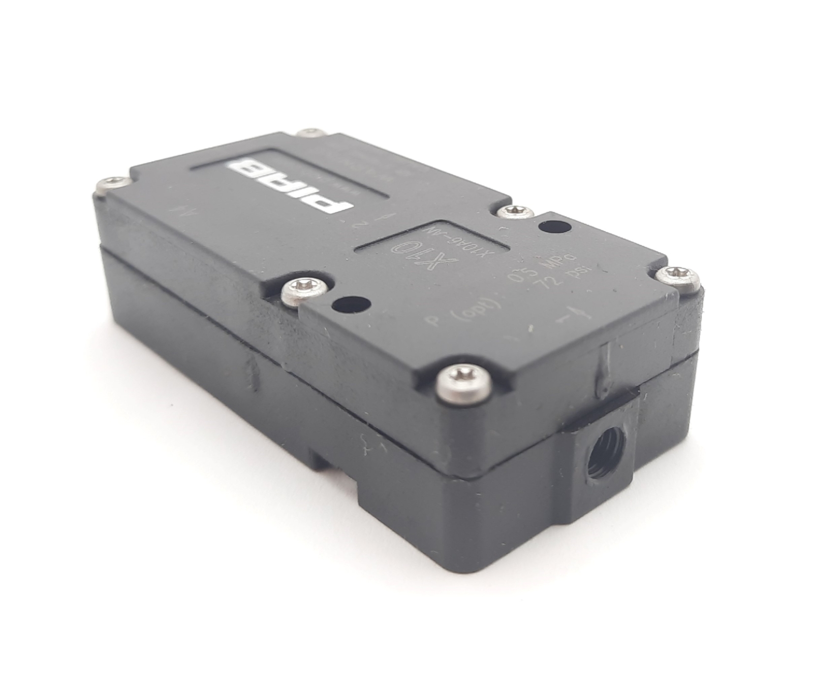 Piab X10A6-AN Vacuum Pump 24.5inHg 87 PSI 0.6MPa Max In 1/8″NPT Out 10-32