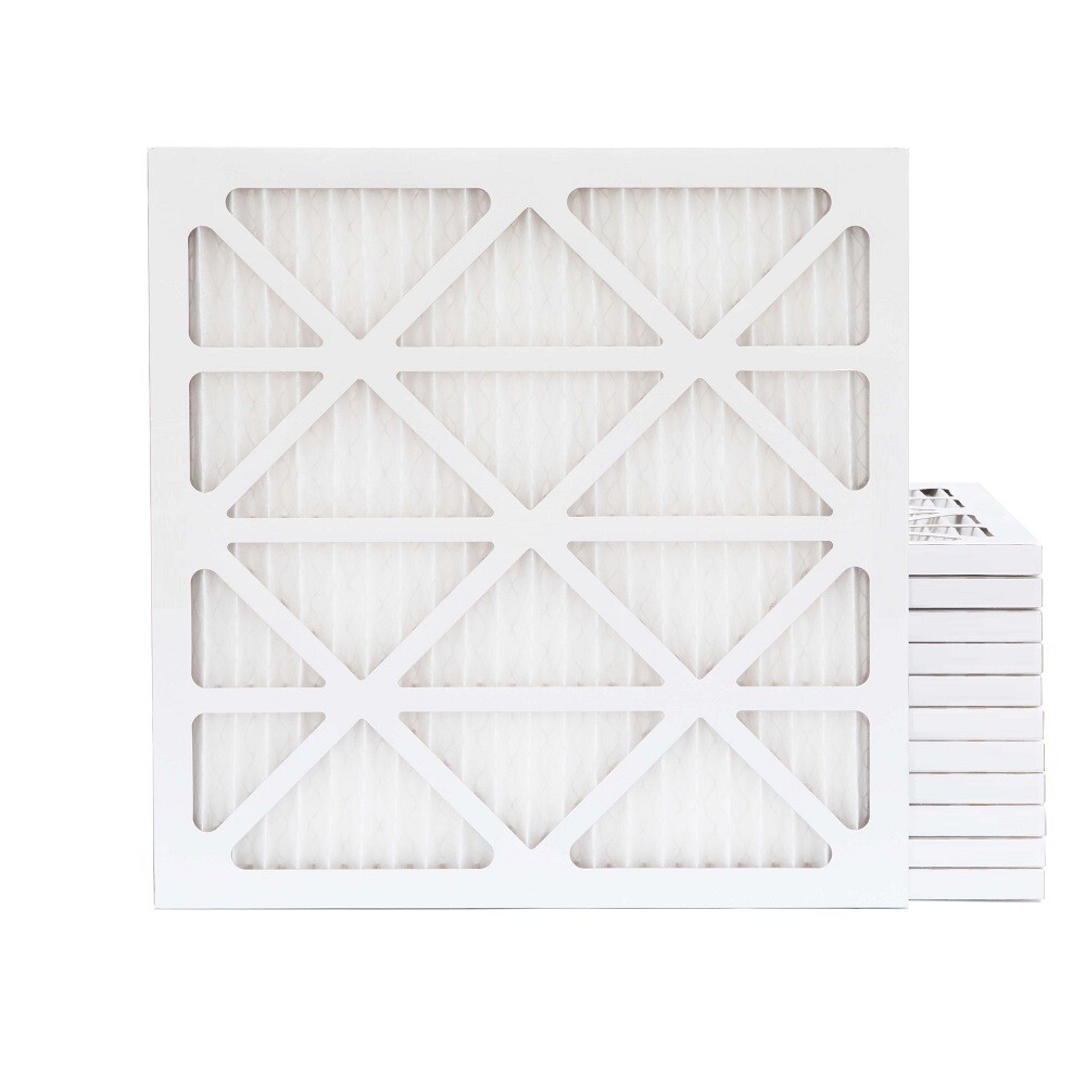 18x20x1 MERV 13 Pleated Air Filters. 12 PACK. Actual Size: 17-1/2 x 19-1/2 x 7/8