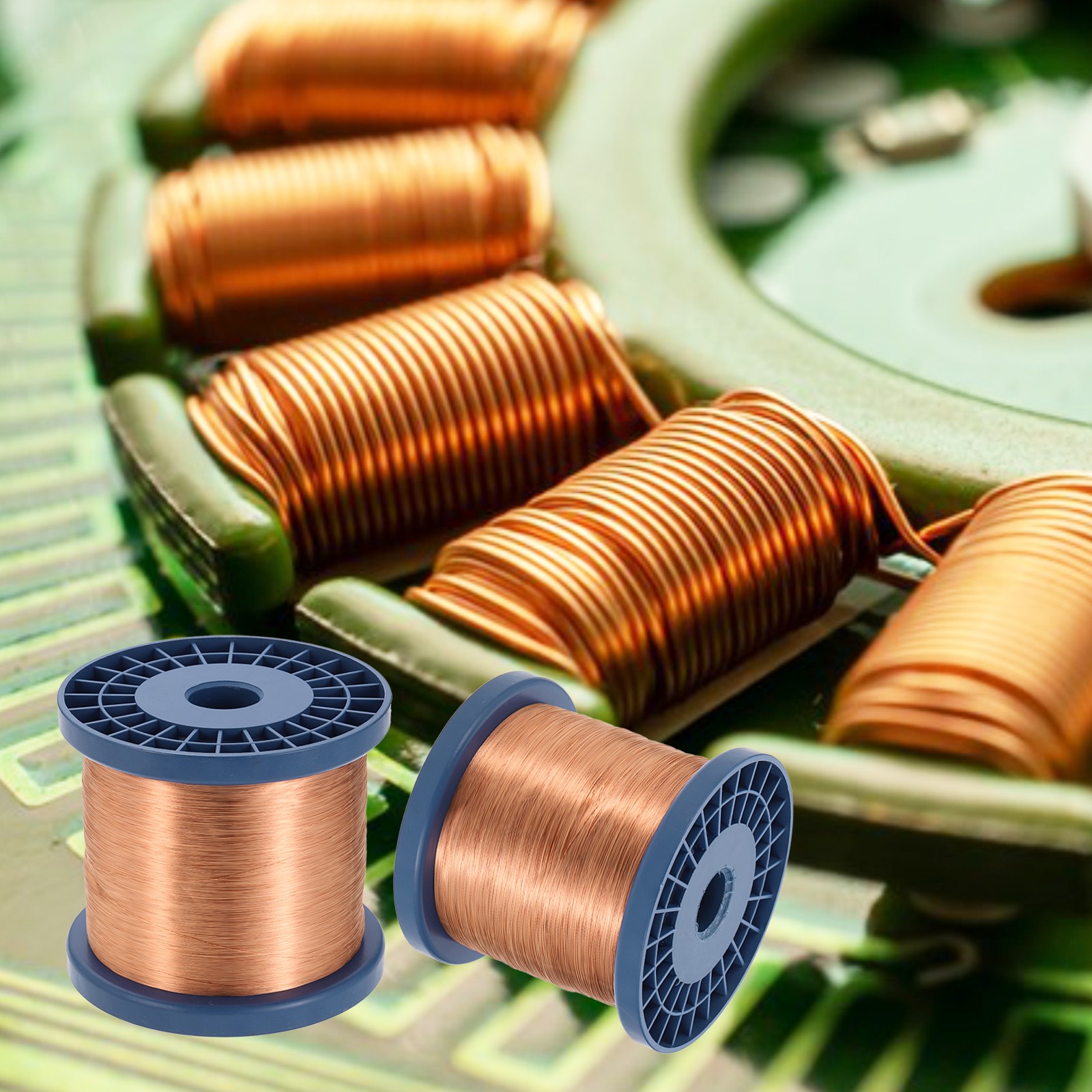 24 AWG Magnet Wire, 24 Gauge 48 oz Enameled Copper Wire, 155C(311F)