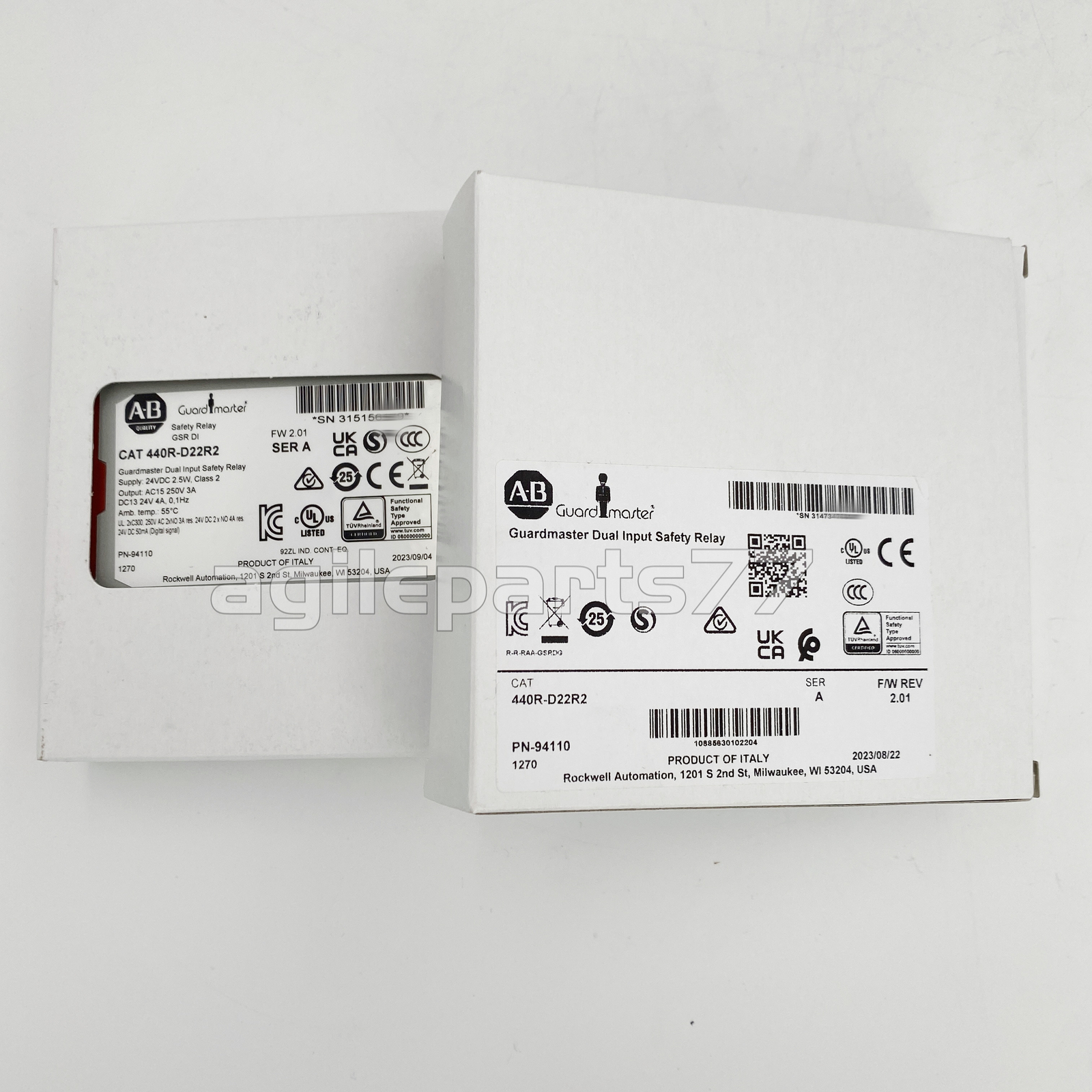 Allen-Bradley 440R-D22R2 Guardmaster Dual Input DI Safety Relay GSR New Sealed