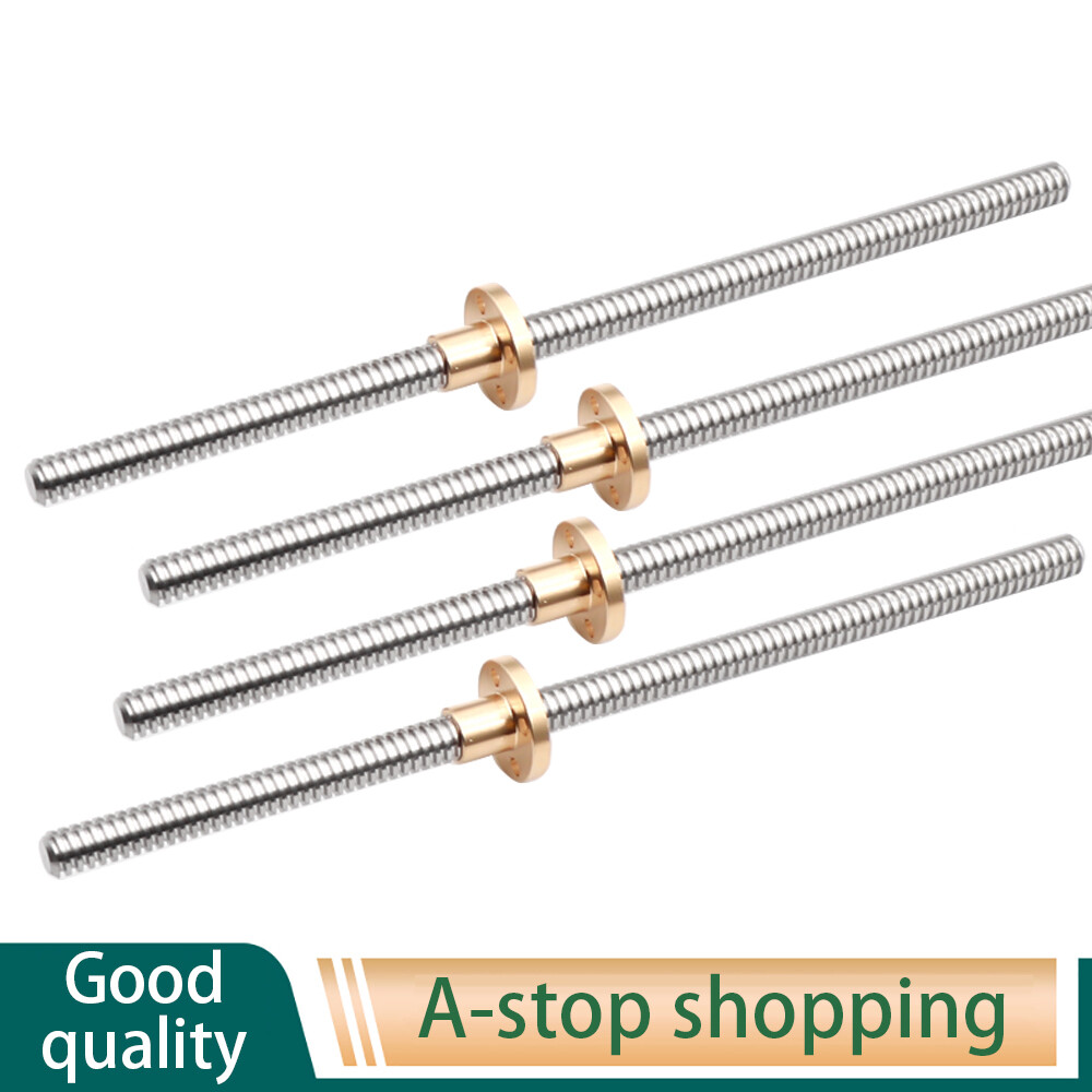 stainless steel T8-T36 left-hand threaded rod Trapezoidal lead screw, brass nut