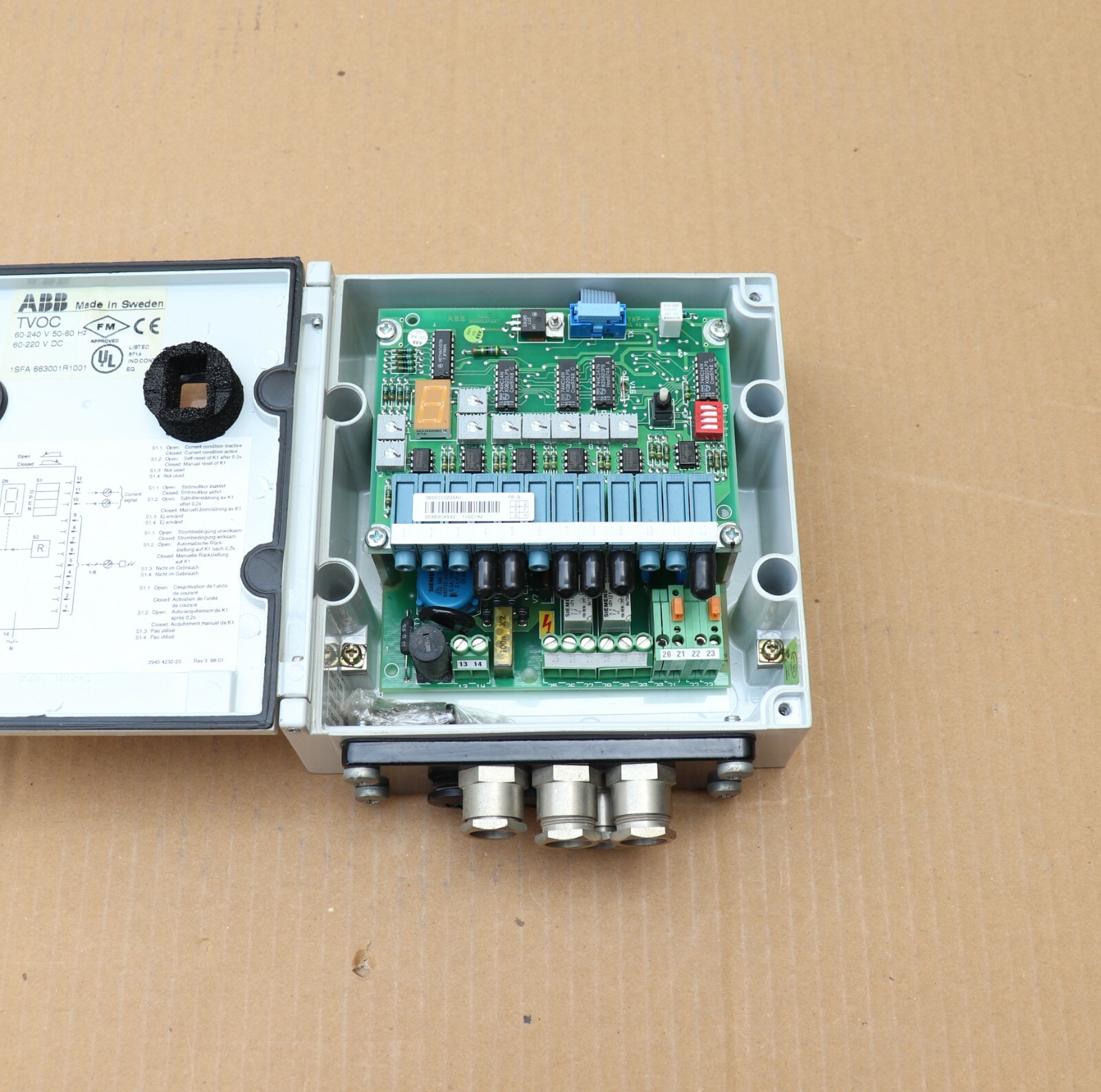 ABB TVOC ARC GUARD SYSTEM 1SFA663001R1001