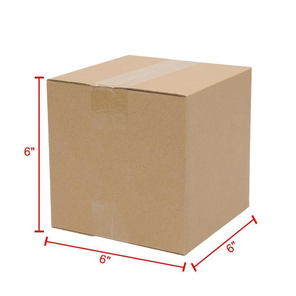 100 6x6x6 PREMIUM Cardboard Paper Boxes Mailing Packing Shipping Box