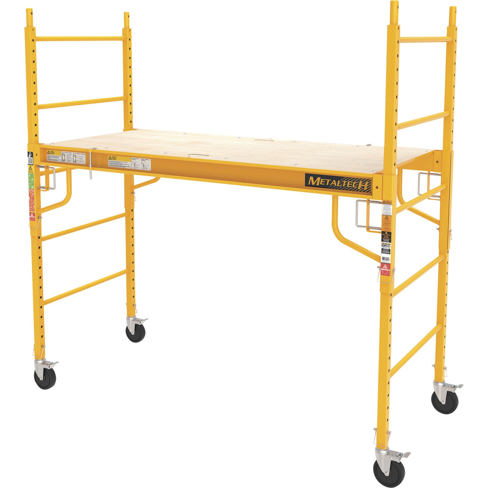 Metaltech Multipurpose 6ft. Baker-Style Scaffold, 1100-Lb. Capacity, Steel,