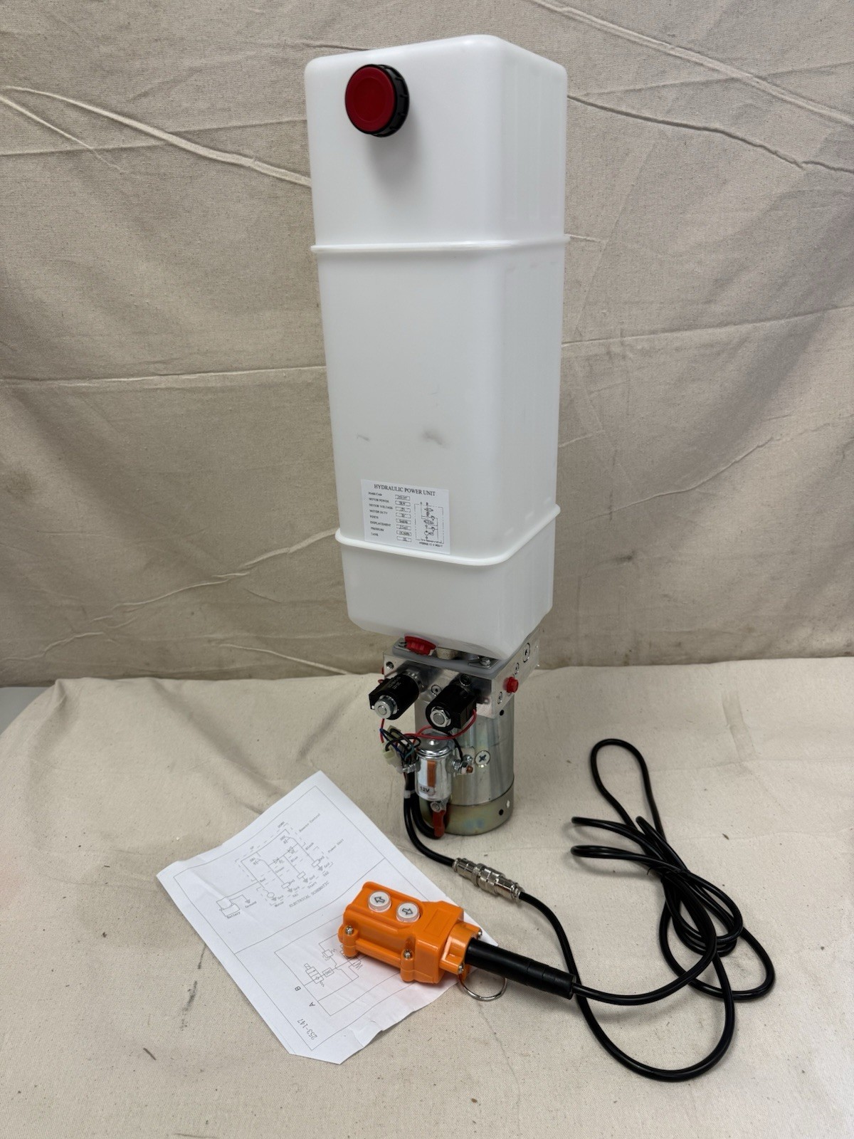 Maxim 253147 Hydraulic Power Unit 12V Dc Double Acting 30.5″ x 7″ x 7.8″