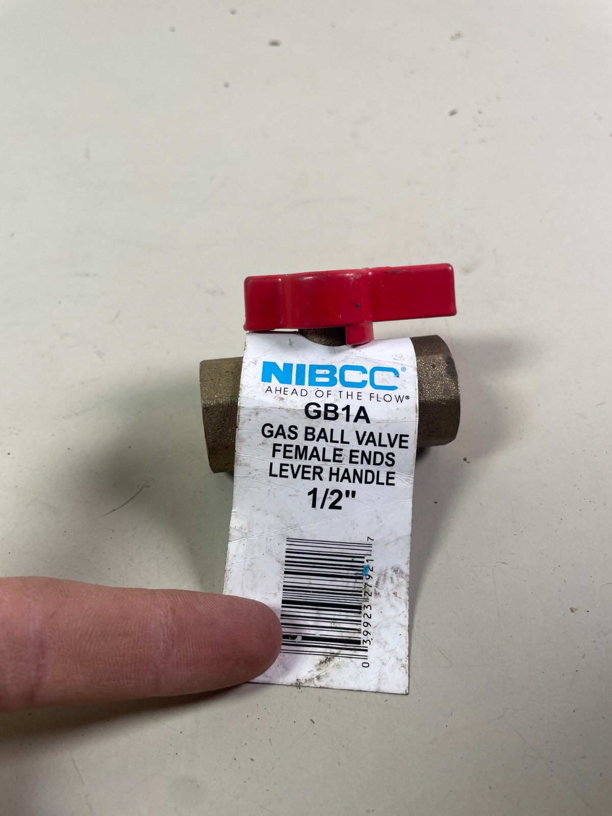 Nibco GB1A 1/2″ Gas Ball Valve Lever Handle FNPT x FNPT