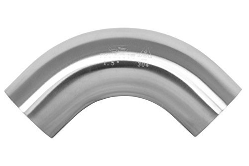 90 Degree Sanitary Stainless Steel Elbow Long Bend Weld Fitting