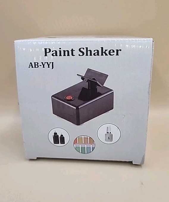 Mini Nail Polish/Paint Shaker Machine Color Silver. PN:AB-YYJ New in Box