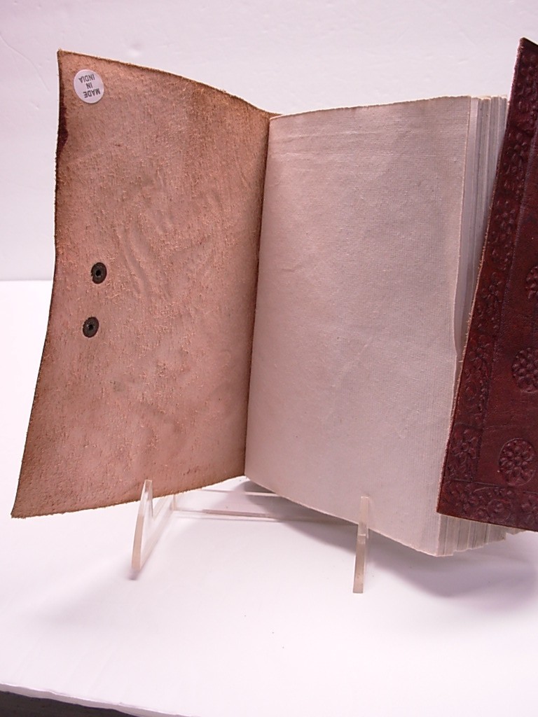 Handcrafted Leather Double Dragon Journal Metal Latch Unlined Pages India 5 x 7